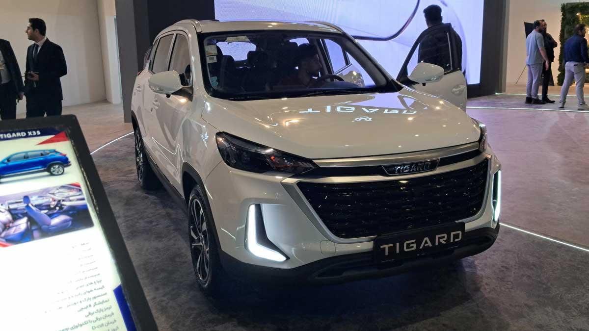 نمایش تیگارد X35 پرایم با آپشن‌های بیشتر در نمایشگاه اصفهان