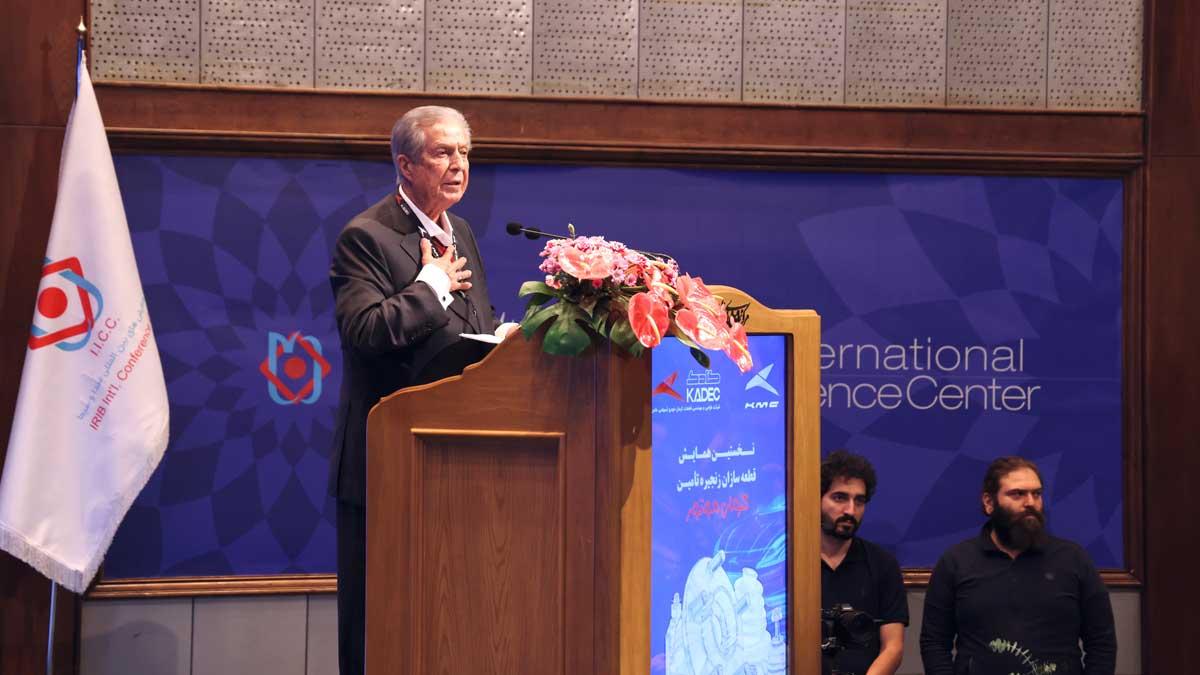 مرور سخنان نایب رییس کمیسیون صنایع و معادن مجلس در همایش قطعه سازان زنجیره تامین کرمان موتور