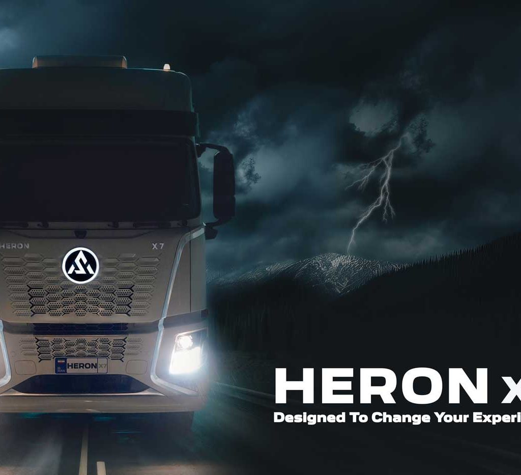 کشنده و کامیونت Heron سپهر آسا دیزل رونمایی می‌شود