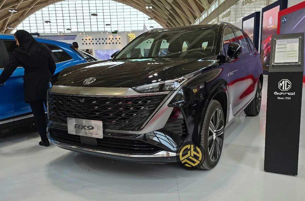 حضور فردا موتور با محصولات جدید ام جی در نمایشگاه خودروی تهران