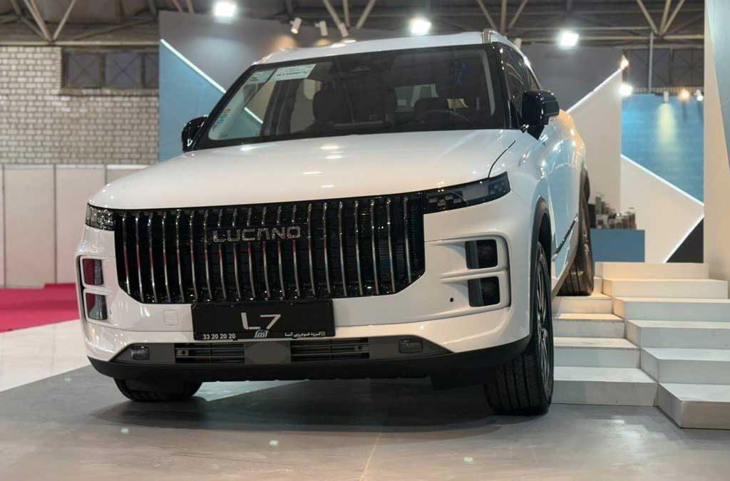 نمایش لوکانو L7 و L8 در نمایشگاه خودروی تبریز