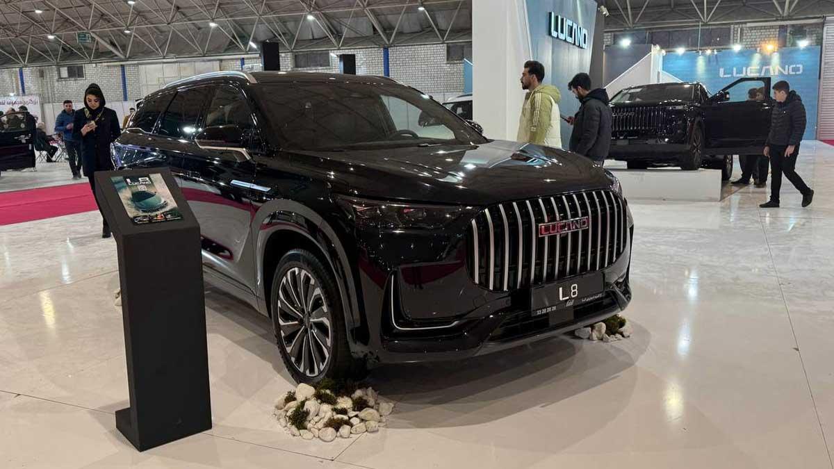 نمایش لوکانو L7 و L8 در نمایشگاه خودروی تبریز