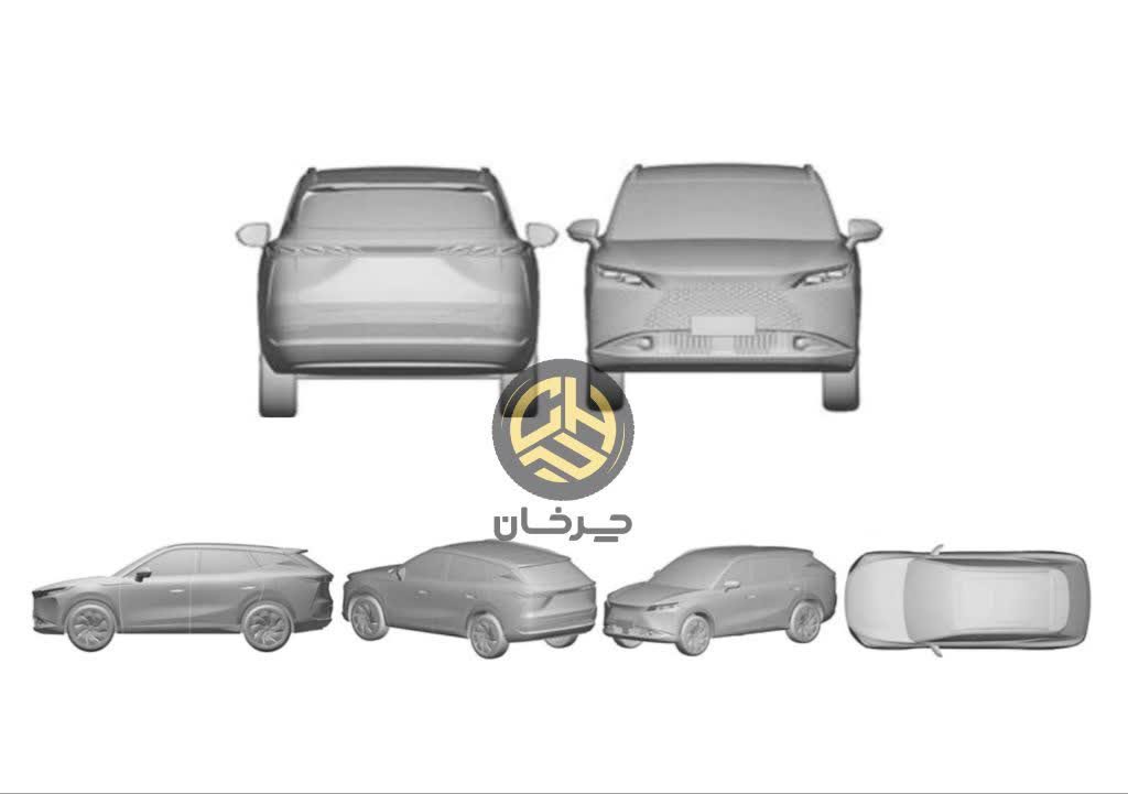 طرح اکودا ای 7 اومودا سی 7 NEW CHERY ECODA E7 OMODA C7