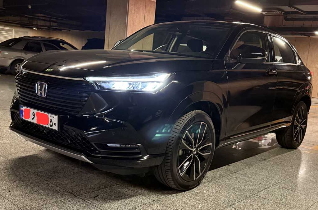 اولین هوندا HR-V هیبریدی ساخت ژاپن وارداتی آذریوردسال پلاک شد