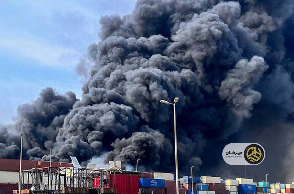 انفجار بندر شهید رجایی بندرعباس