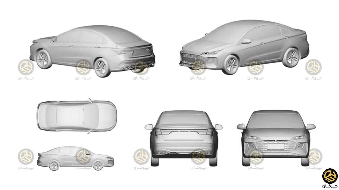 چری فونیکس آریزو 6 جی تی جدید فیس لیفت new chery arrizo 6 gt omoda s5 new 奇瑞艾瑞泽6 新款 奇瑞新车