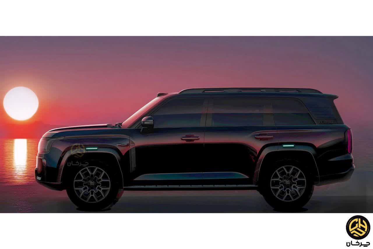 تصاویر جدیدترین شاسی بلند چری منتشر شد؛ غوغا در شانگهای شاسی بلند جدید چری NEW CHERY SUV 奇瑞新款SUV