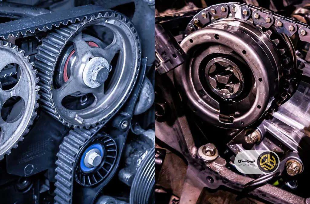 همه چیز در مورد زنجیر تایم و تسمه تایم، کدام بهتر است؟ + مزایا و معایب