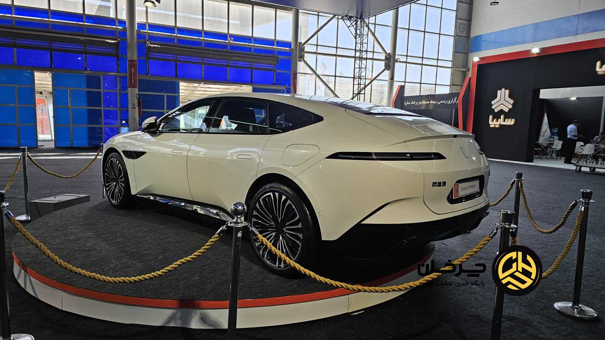 نمایش آواتار 12 خودروی مدرن چینی در نمایشگاه خودروی مشهد