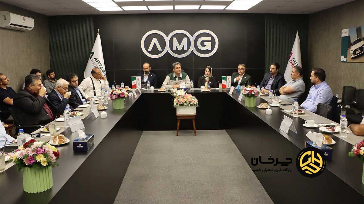 بازدید نمایندگان گروه خودروسازی آرتابان