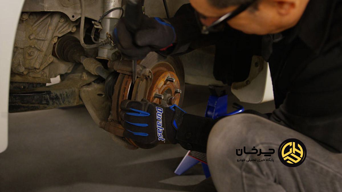 آموزش تعویض لنت ترمز