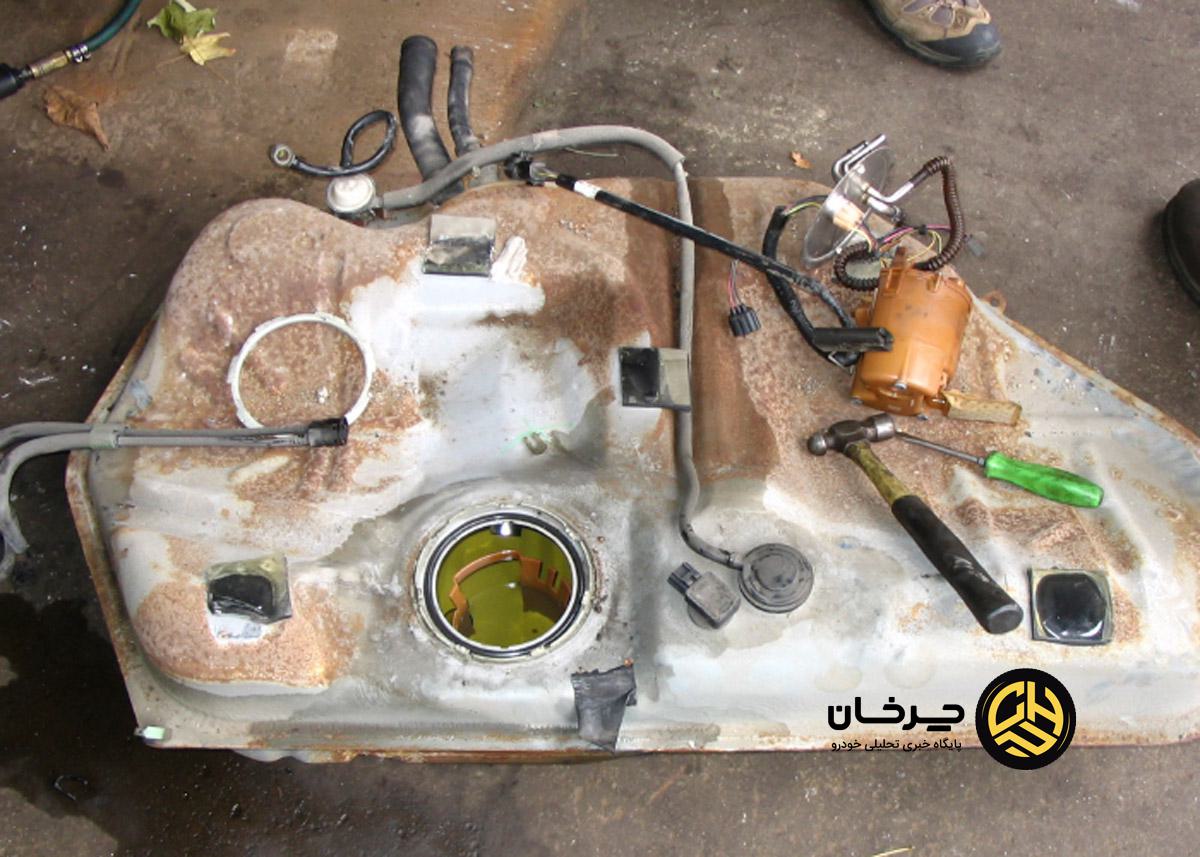 تمیز کردن باک خودرو