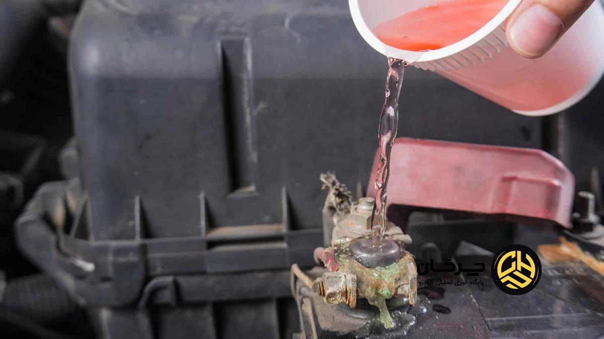 پاک‌سازی رسوبات باتری