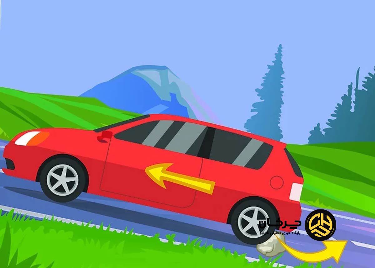 عقب رفتن خودرو