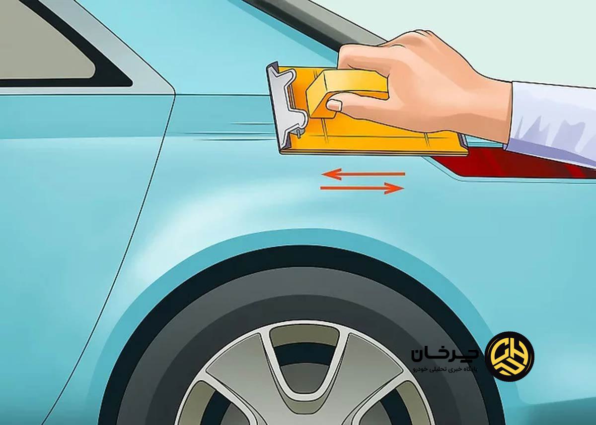 رفع خط و خش بدنه خودرو