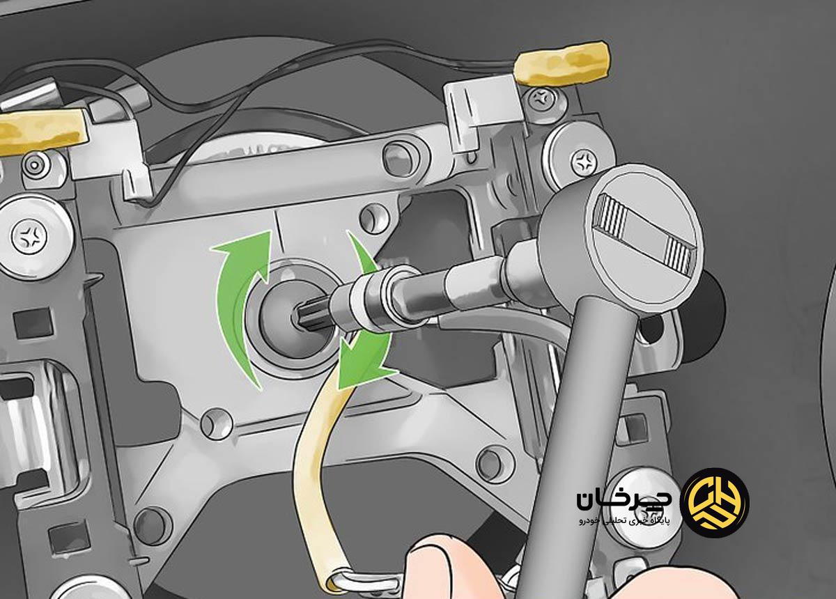 تعویض چرم فرمان