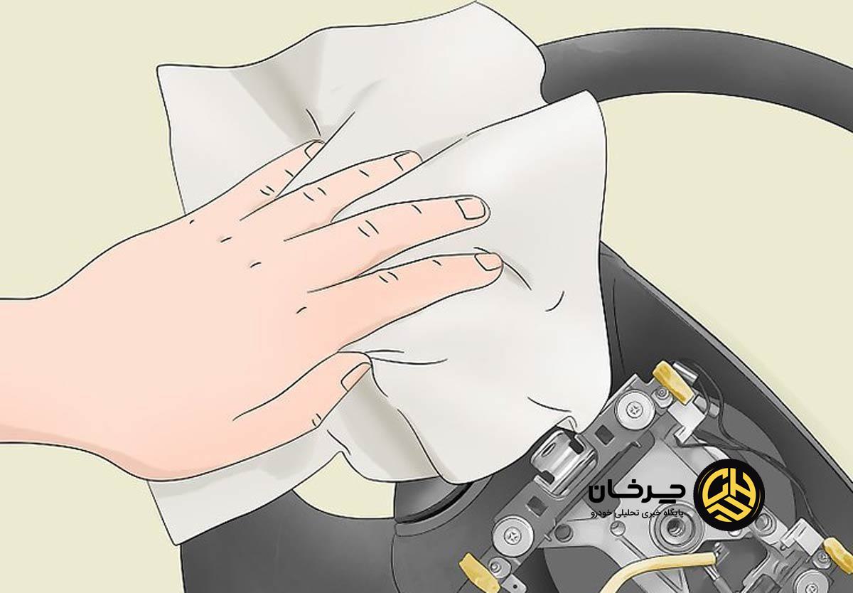 تعویض چرم فرمان