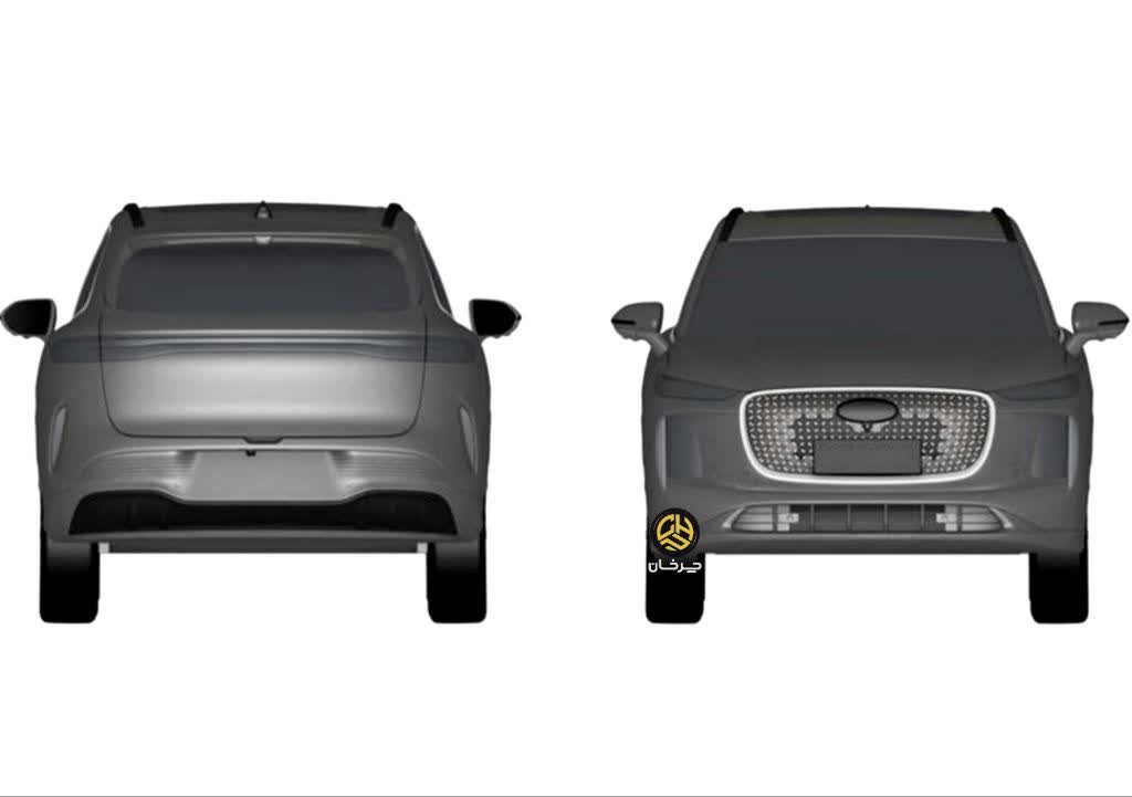 طرح خودرو چری لیپس لپاس ال 8 LEPAS L8 PATENT NEW CHERY