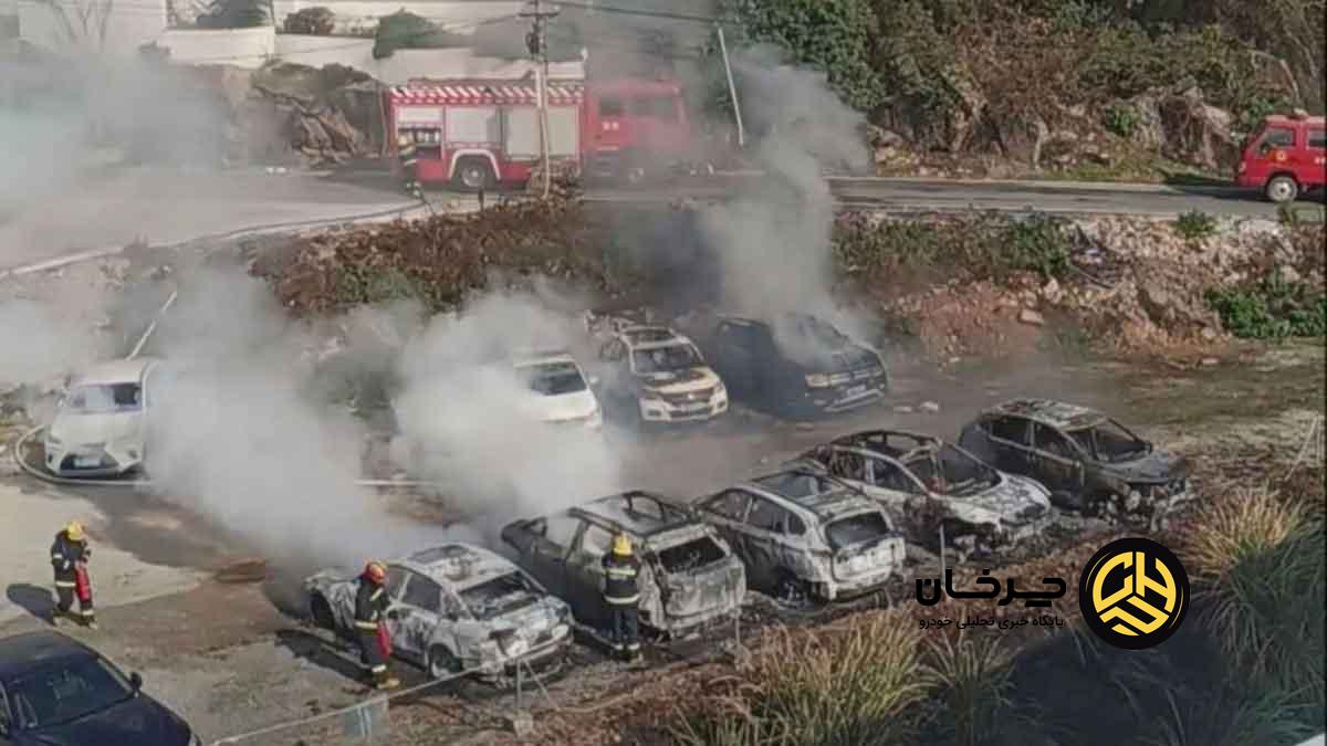 سوختن خودرو آواتار در چین