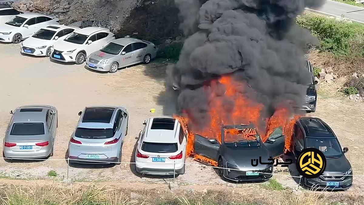 سوختن خودرو آواتار در چین
