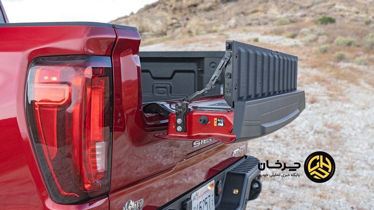 طراحی در عقب وانت بارها