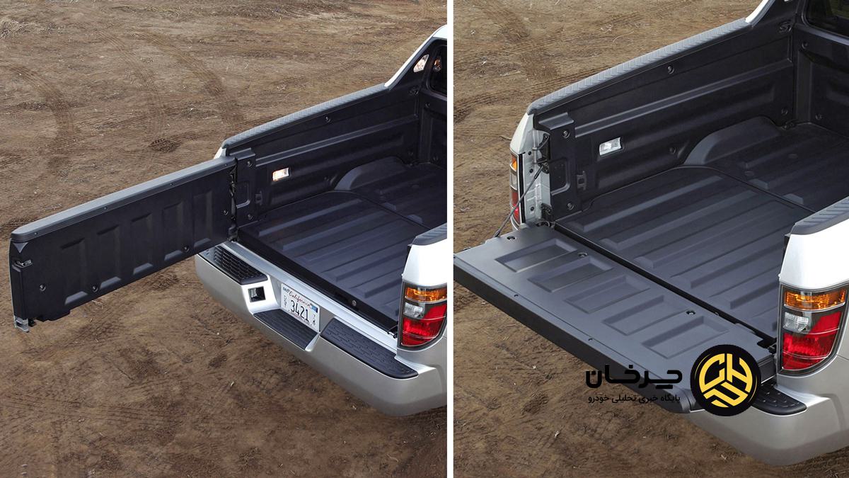 طراحی در عقب وانت بارها