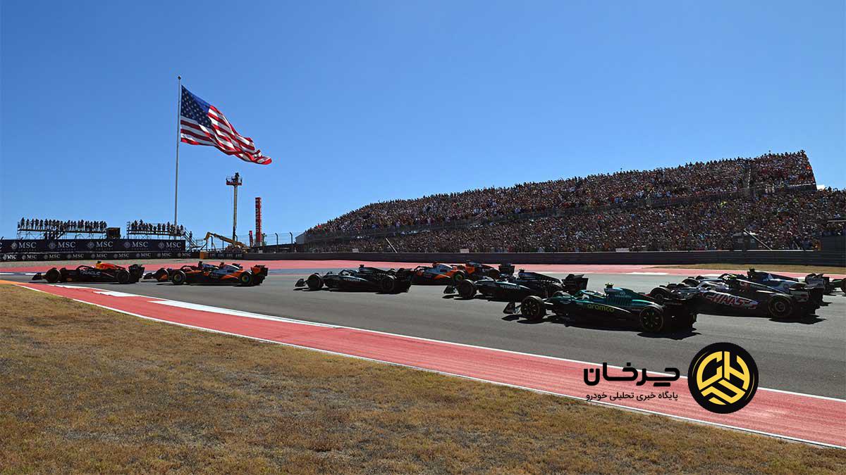 گزارش مسابقه فرمول یک آمریکا