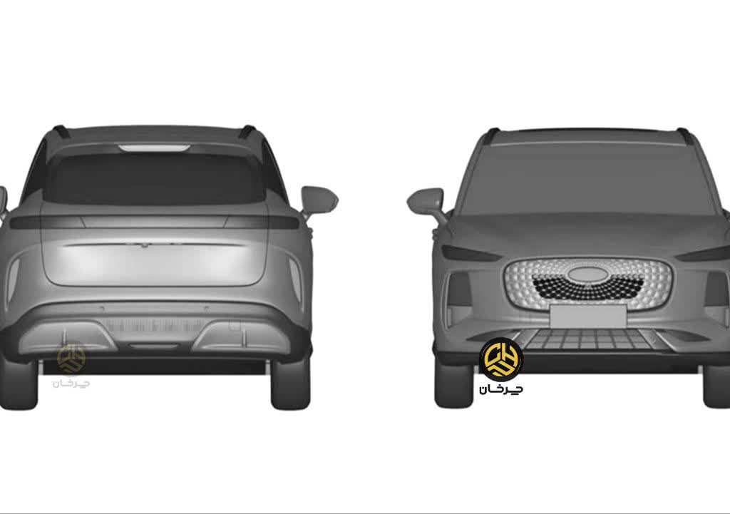 طرح خودرو چری لیپس لپاس ال 4 LEPAS L4 PATENT NEW CHERY