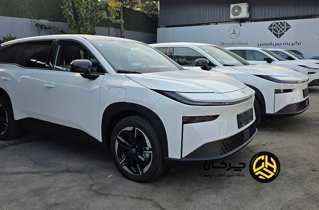 تویوتا bZ3X نگین تندیس الماس