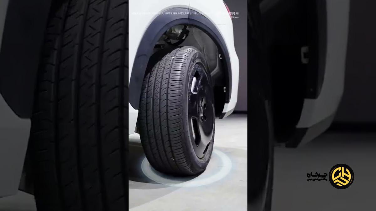 کراس‌اوور برقی جیلی EX5 با سیستم فرمان‌پذیری مستقل ۹۰ درجه‌ای