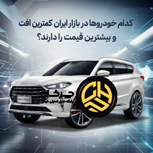 کدام خودروها در بازار ایران کمترین افت و بیشترین رشد قیمت را دارند؟