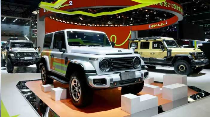 نخستین حضور برند 212 در نمایشگاه بین‌المللی خودرو پکن 2026