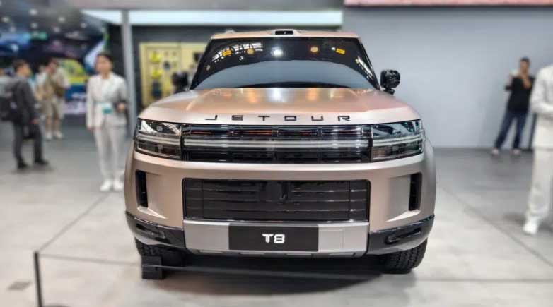 نمایشگاه پکن 2026؛ جتور T8 ستاره غرفه چری با طراحی مکعبی و سه‌ردیفه!