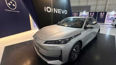 فردا موتورز با جدیدترین خودروهای ام‌جی به نمایشگاه کیش آمد منبع سایت چرخان