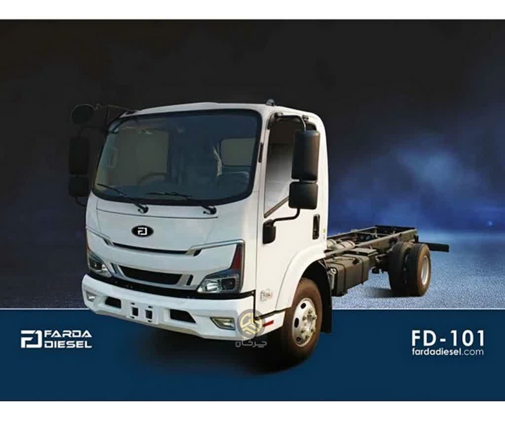 کامیونت کینگ لینگ ایسوزو فردا دیزل آسپا اف دی 101 qingling isuzu farda diesel fd-101 aspa