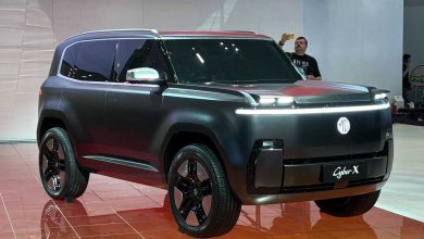 ام‌جی سایبر X در نمایشگاه خودروی شانگهای 2025 منبع سایت چرخان