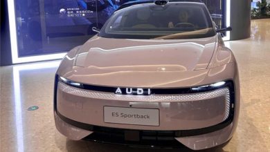 آئودی E5 اسپرت‌بک جذاب‌ترین خودروی نمایشگاه شانگهای منبع سایت چرخان
