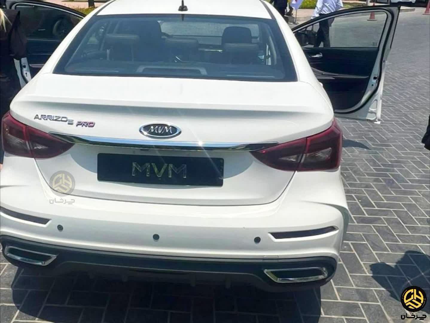 نام آریزو 5 جدید مدیران خودرو به ام وی ام M5 پرو تغییر کرد ام وی ام ام 5 پرو MVM M5 PRO آریزو 5 جدید NEW CHERY ARRIZO 5 PRO 全新奇瑞艾瑞泽5