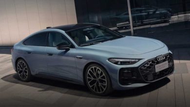 عرضه آئودی A5L ساخت سایک چین با سیستم رانندگی هوشمند هواوی منبع سایت چرخان