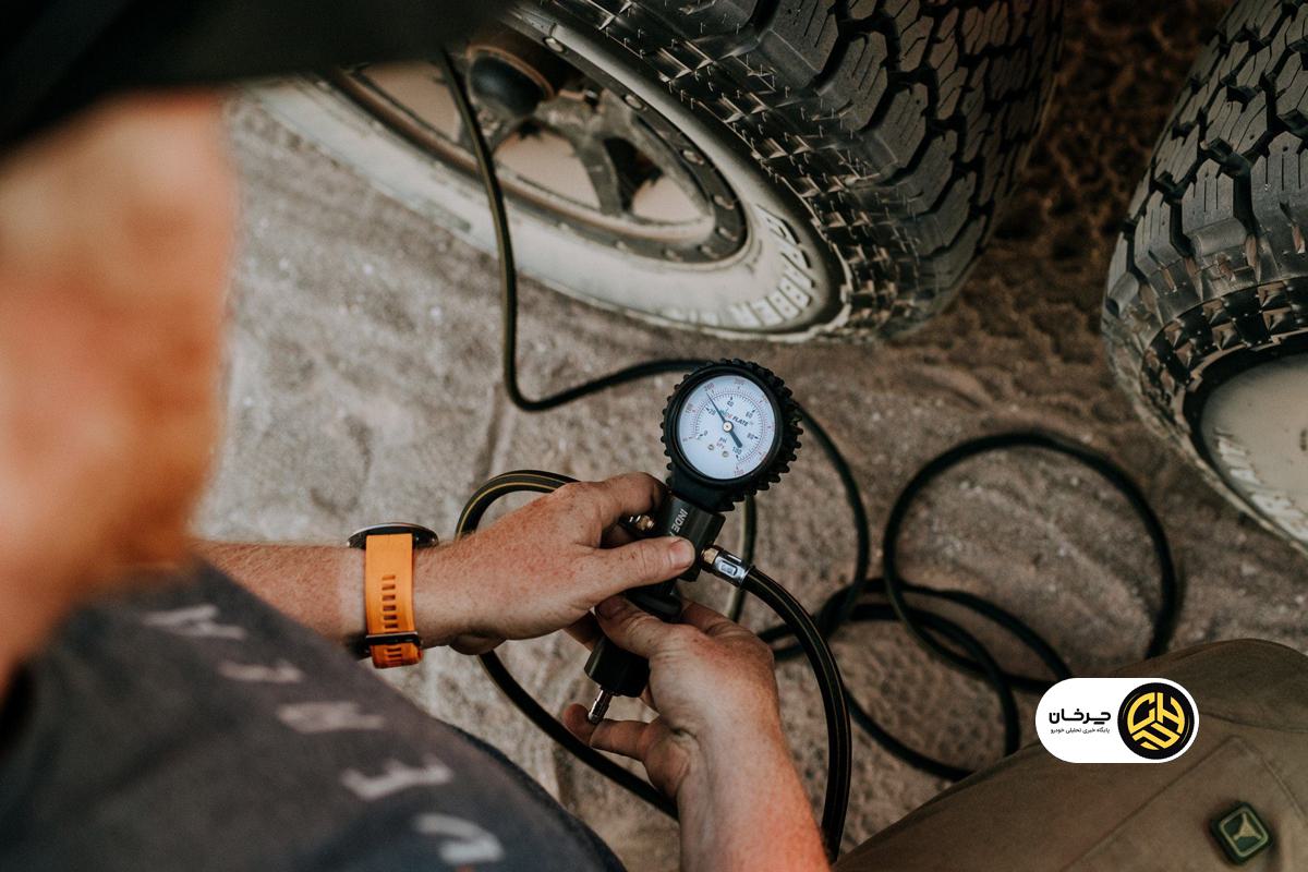 تنظیم باد تایر