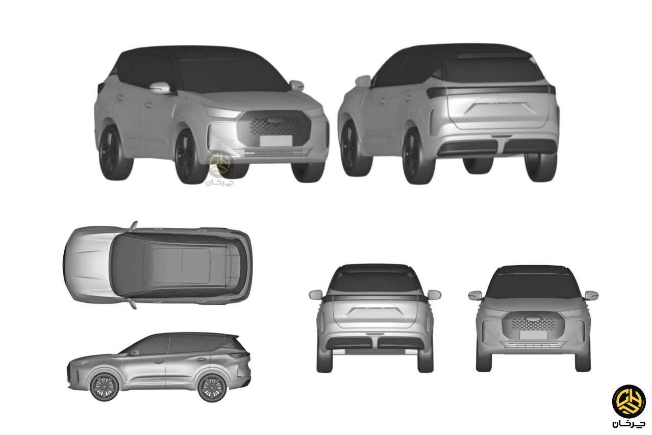 طرح چری فونیکس تیگو 7 پلاگین هیبرید جدید NEW CHERY TIGGO 7 PHEV FOWNIX 