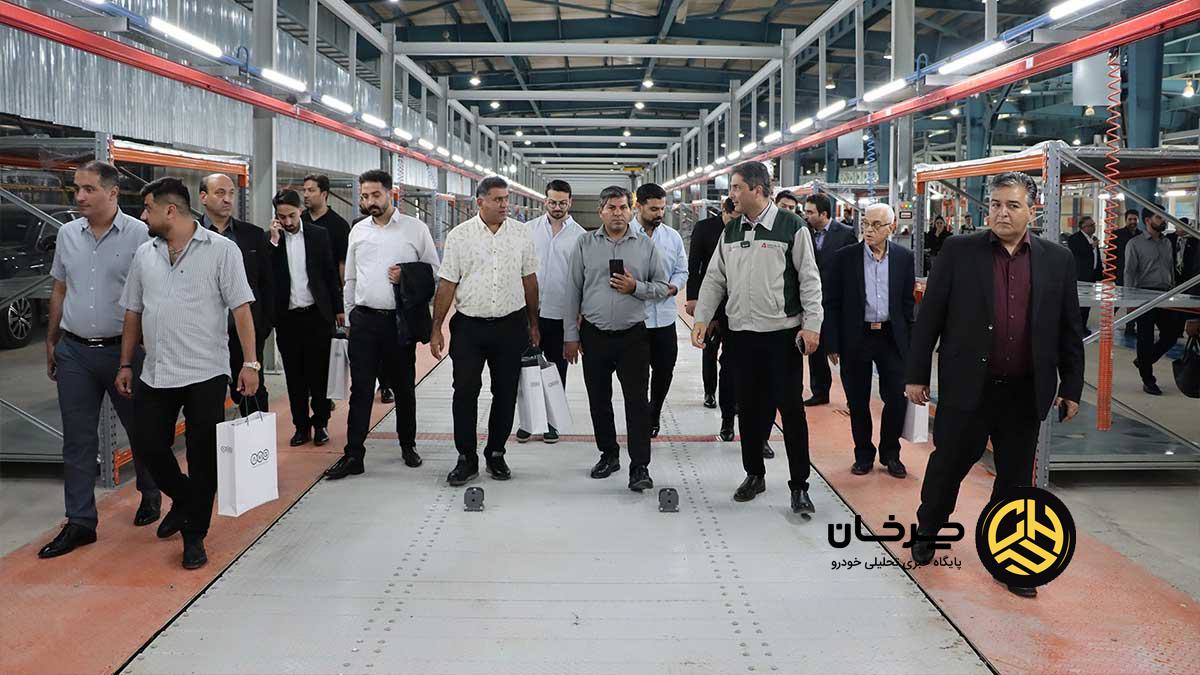 بازدید نمایندگان گروه خودروسازی آرتابان