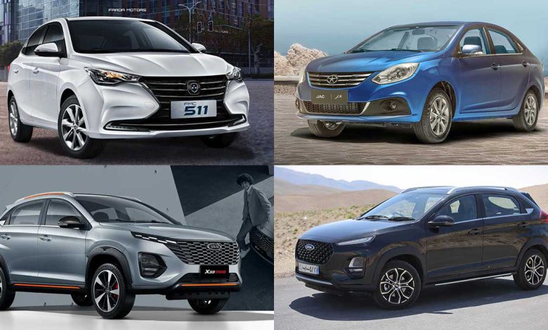 بررسی خودروهای چینی زیر 1 میلیارد و 200 میلیون تومان و ویژگی‌هایی که دریافت می‌کنید منبع سایت چرخان