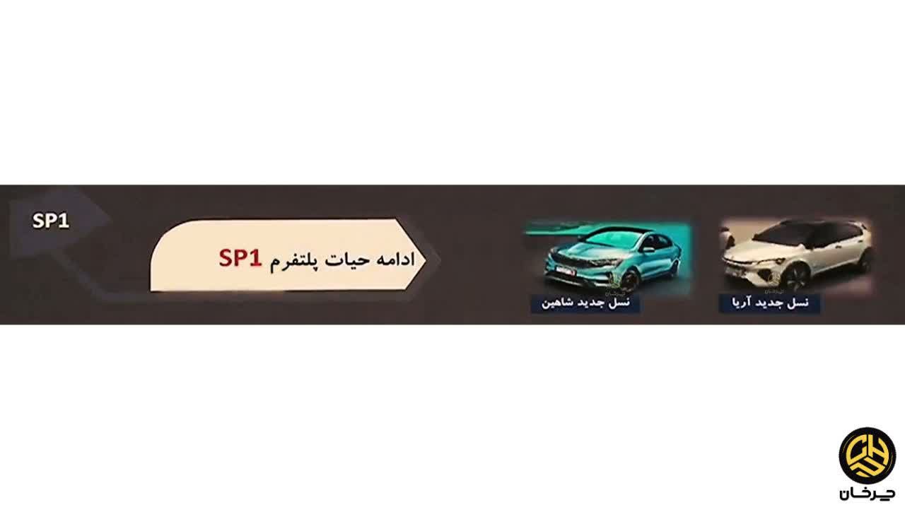سایپا شاهین جدید و آریا جدید فیس لیفت NEW SAIPA SHAHIN AND SAIPA ARIA FACE LIFT SP100