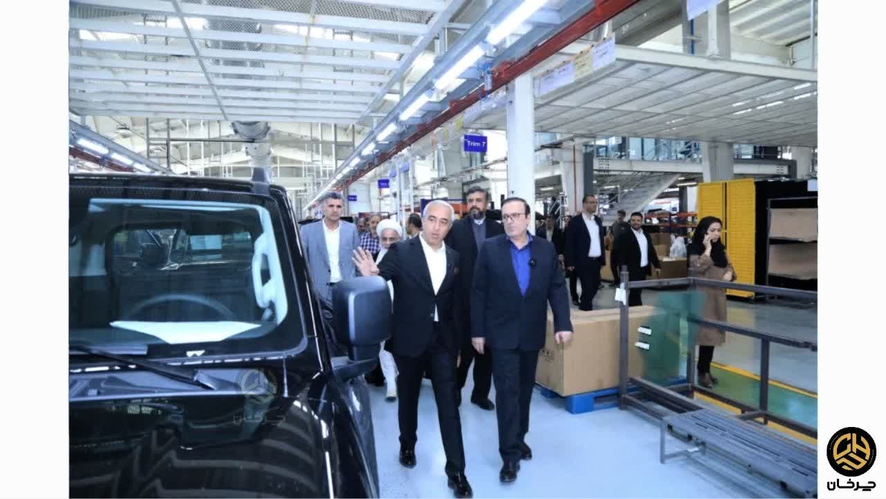 مونتاژ تانک 300 شتابران خودرو پرشیا GWM TANK