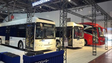 حضور سروش موتور در نمایشگاه حمل‌ونقل اصفهان منبع سایت چرخان