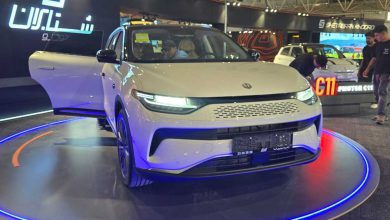 رونمایی لیپ موتور C11 شتابران خودرو در نمایشگاه تبریز منبع سایت چرخان