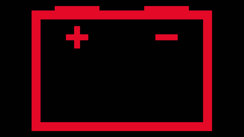 چراغ هشدار باتری خودرو