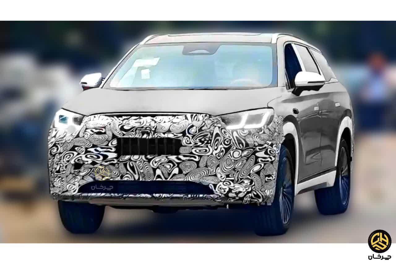 لوکانو L8 جدید یا چری تیگو 9 فیس لیفت در حال تست دیده شد چری تیگو 9 جیکو جی 8 لوکانو ال 8 NEW CHERY TIGGO 9 JAECOO J8 LUCANO L8