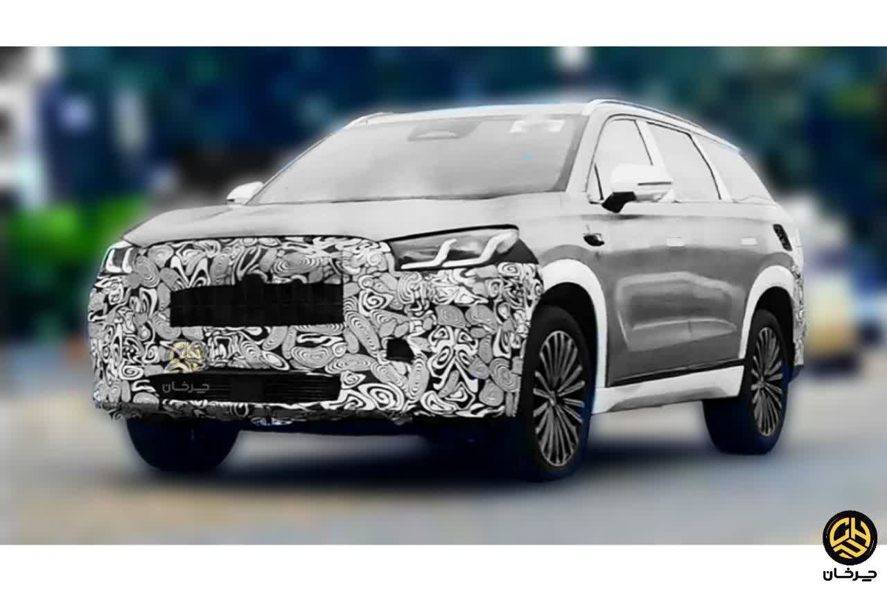 لوکانو L8 جدید یا چری تیگو 9 فیس لیفت در حال تست دیده شد چری تیگو 9 جیکو جی 8 لوکانو ال 8 NEW CHERY TIGGO 9 JAECOO J8 LUCANO L8